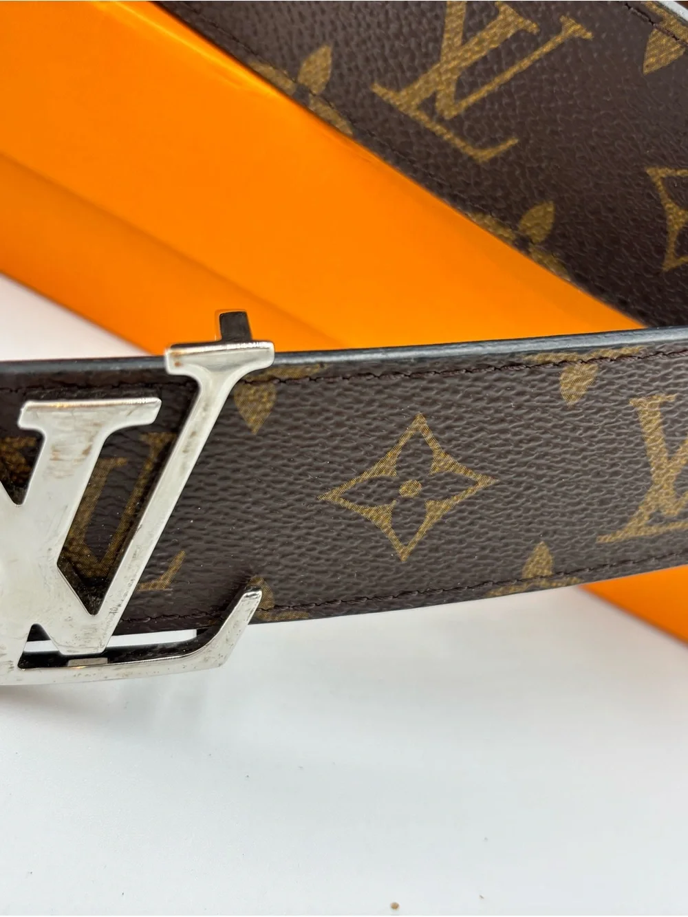 Louis Vuitton LV Initiales Monogram Leather 40mm Belt Size 100/40